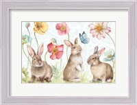 Framed Spring Softies Bunnies I