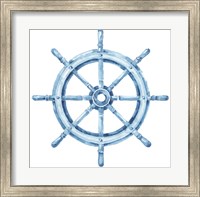 Framed Sea Life Wheel no Border
