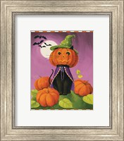 Framed Happy Haunting Cat