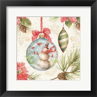 Woodland Holiday IV Framed Print