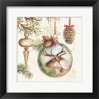 Woodland Holiday III Framed Print