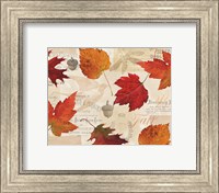 Framed Fall in Love - Autumn Leaves
