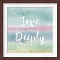 Framed Rainbow Seeds Painted Pattern XIV Cool Love