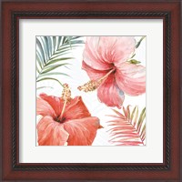 Framed Tropical Blush III