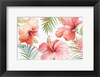 Framed Tropical Blush I