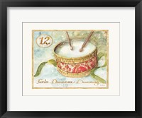 12 Days of Christmas XII Framed Print