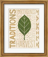 Framed Family Tree Leaf IV