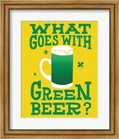 Framed Green Beer Cake I