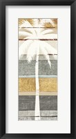 Beachscape Palms V Gold Neutral Framed Print