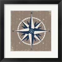 Framed Nautical Compass