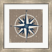 Framed Nautical Compass