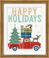 Framed Holiday on Wheels III v2