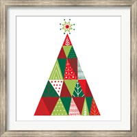 Framed Geometric Holiday Trees I