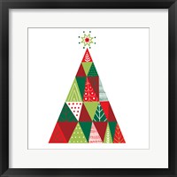 Framed Geometric Holiday Trees I