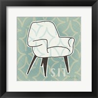 Framed Retro Chair I Sit