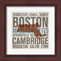 Framed Massachusetts