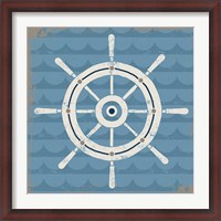 Framed Nautical Helm