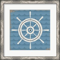 Framed Nautical Helm