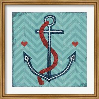 Framed Nautical Love Anchor