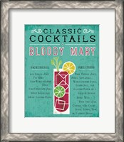 Framed Classic Cocktail Bloody Mary