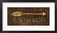 Beautiful Arrows III on Wood Framed Print