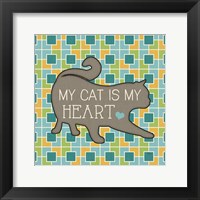 Cat Sayin IV Framed Print