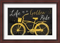 Framed Golden Ride III Dark