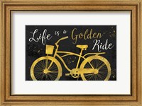 Framed Golden Ride III Dark