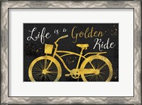 Framed Golden Ride III Dark