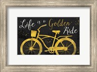 Framed Golden Ride III Dark