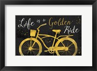 Framed Golden Ride III Dark