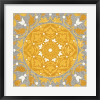 Framed Inspired India Yellow III