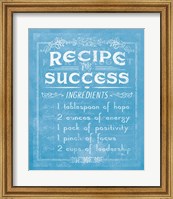 Framed Life Recipes II Blue