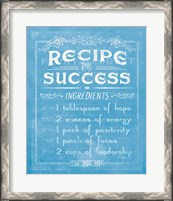 Framed Life Recipes II Blue