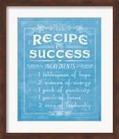 Framed Life Recipes II Blue