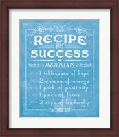 Framed Life Recipes II Blue