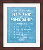 Framed Life Recipes III Blue