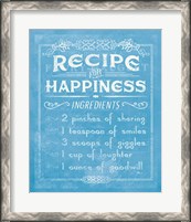 Framed Life Recipes IV Blue