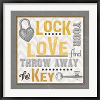 Framed Lock Your Love I