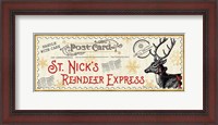 Framed North Pole Express VIII