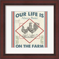 Framed Sweet Farmhouse III