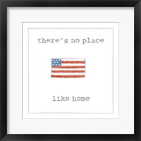 USA Cuties I on White Framed Print