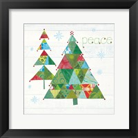 Christmas Patchwork IV Framed Print