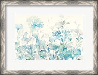 Framed Translucent Garden Blue Crop