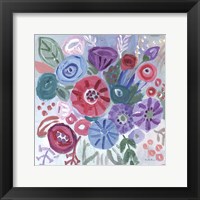 Framed Floral Jewels I