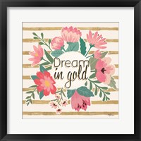 Gorgeous III Pink no dots Framed Print