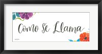 Framed La La Llama VI