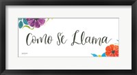 La La Llama VI Framed Print