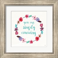 Framed Simply Amazing I Blue and Blush