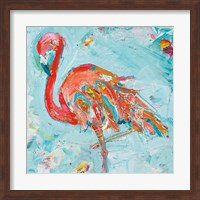 Framed Flamingo Bright